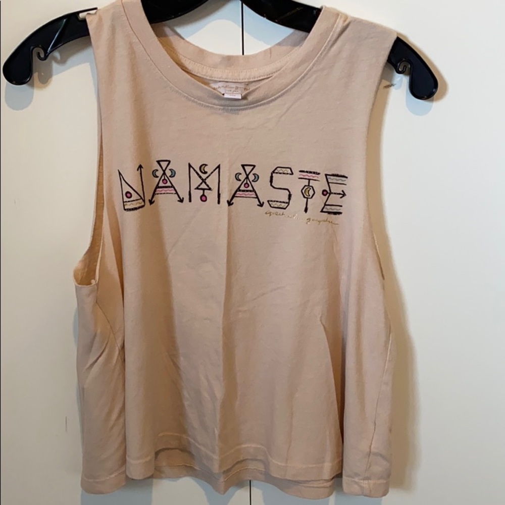 Spiritual gangster “namaste” tank